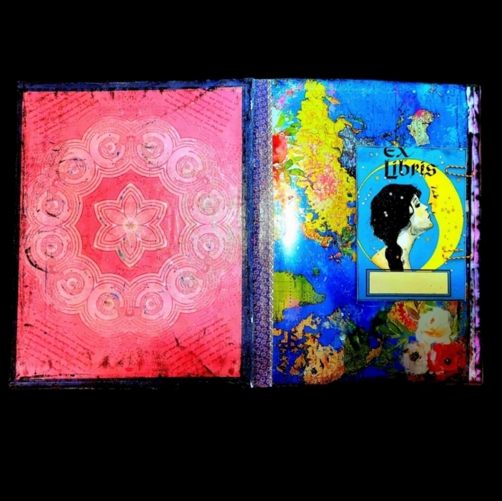 Junk Journal Glowing Goddess Large Embellished Handmade Book Mixed Media Art - Picture 2 of 12